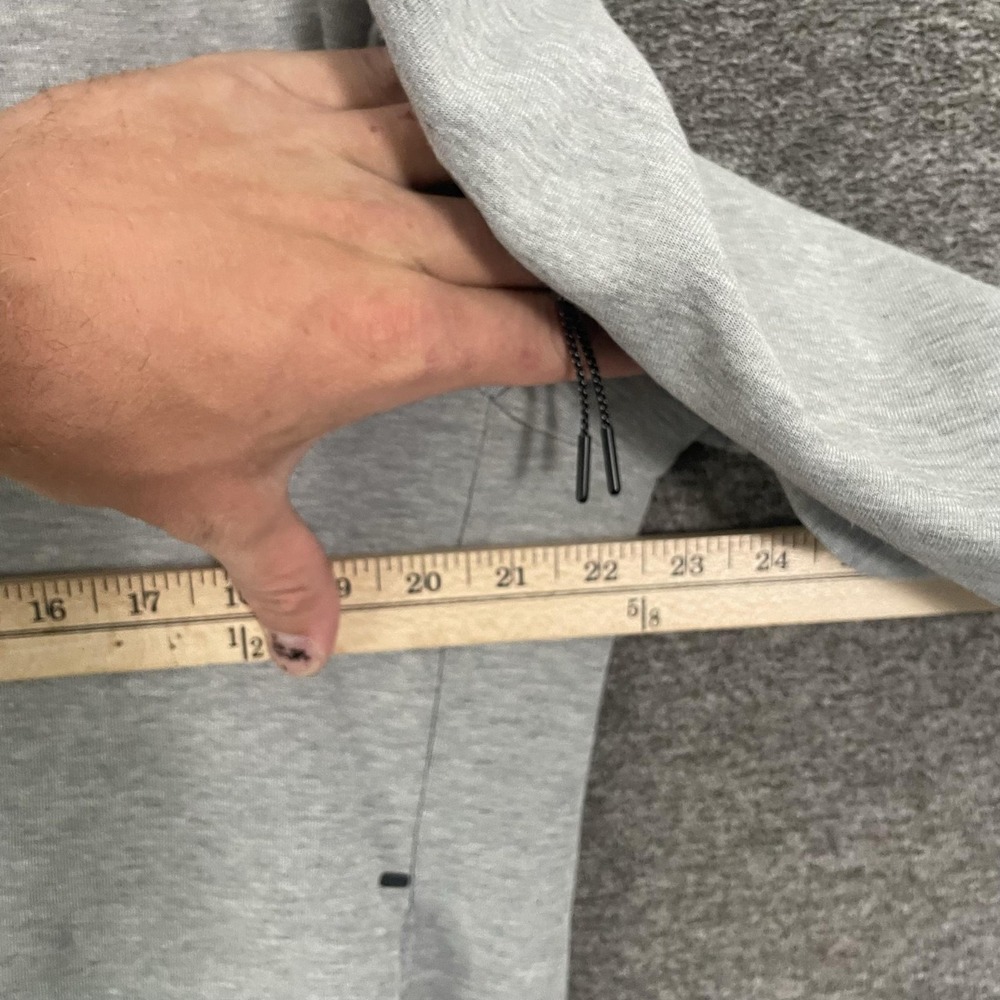 Nike Tech Fleece Hoodie Mens Medium Gray Full Zip Windrunner Sweatshirt CU4489 - Picture 5 of 9